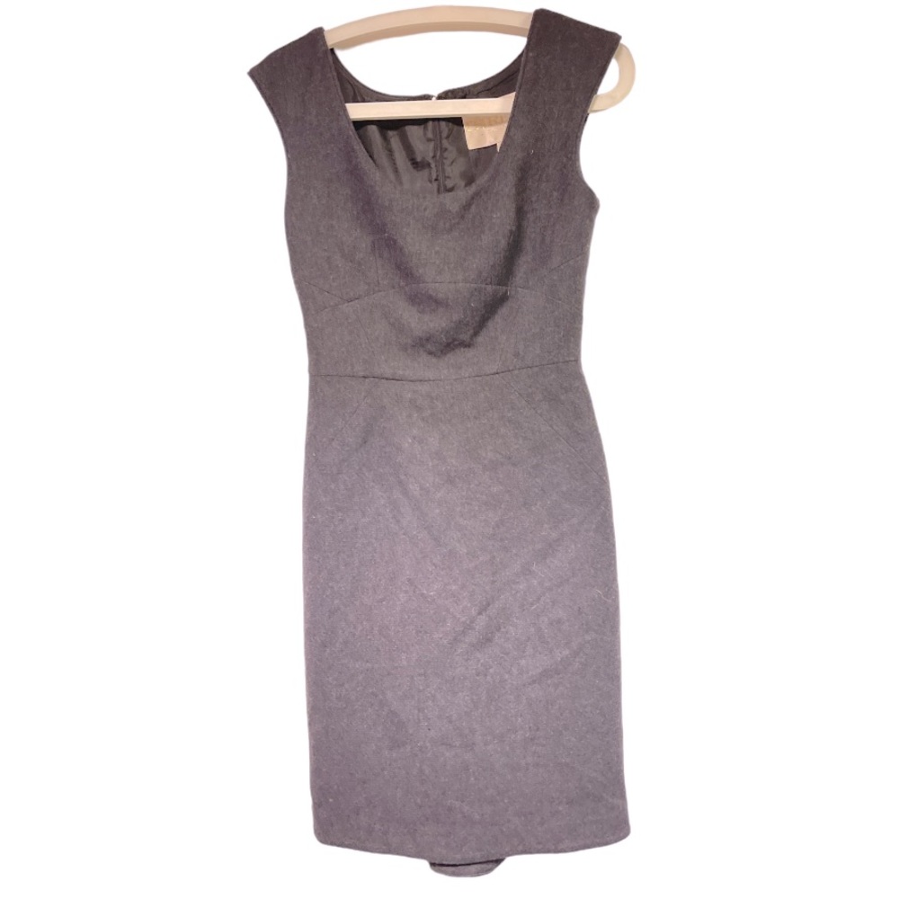 Thread Social 100%‎ Wool Gray Sheath Shift Dress Size 4